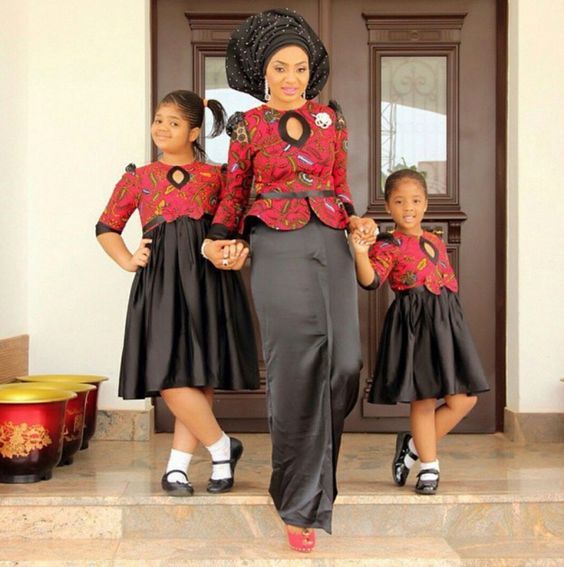 Ankara Styles for Mother and Daughter 05