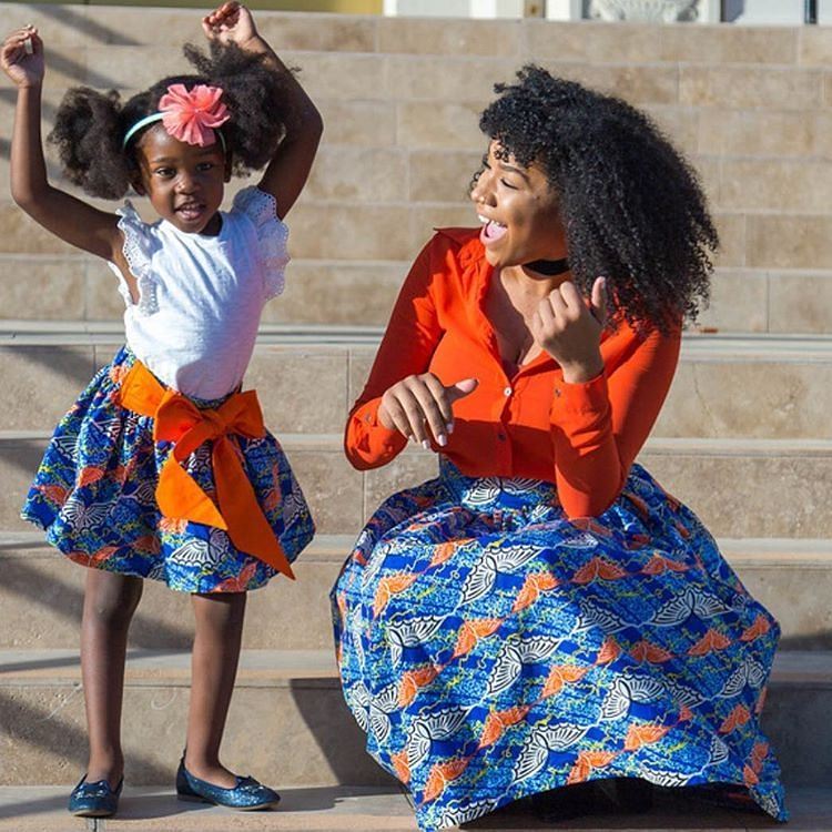 Ankara Styles for Mother and Daughter 15