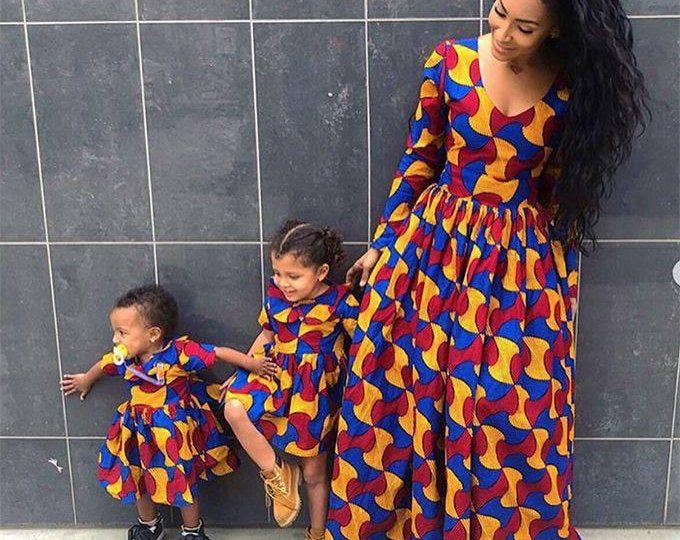 Ankara Styles for Mother and Daughter 19