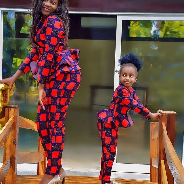 Ankara Styles for Mother and Daughter 02