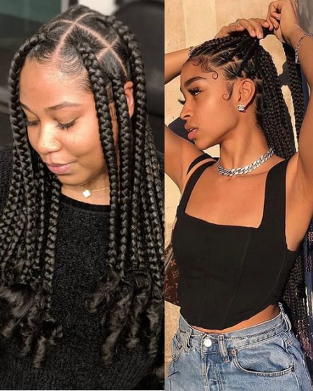 Knotless Braids Hairstyles for Women